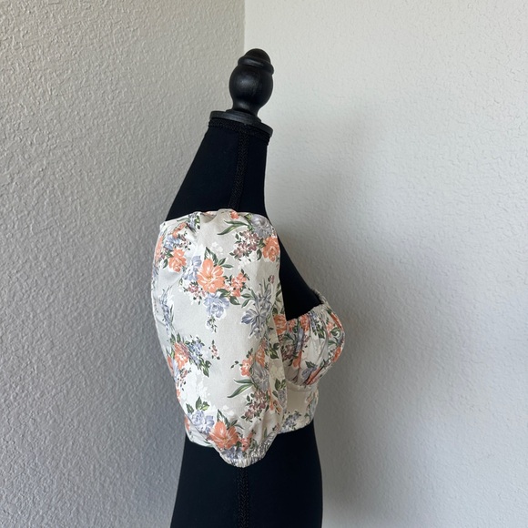 BNWT - House of CB London corset crop Alicia Floral - extra small - Picture 2 of 14